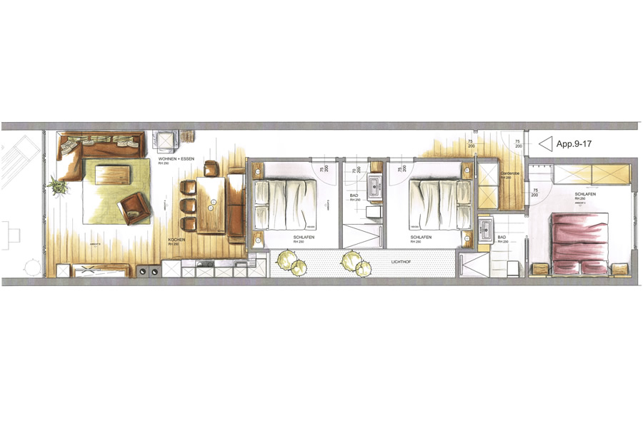 Plattegrond Top 17